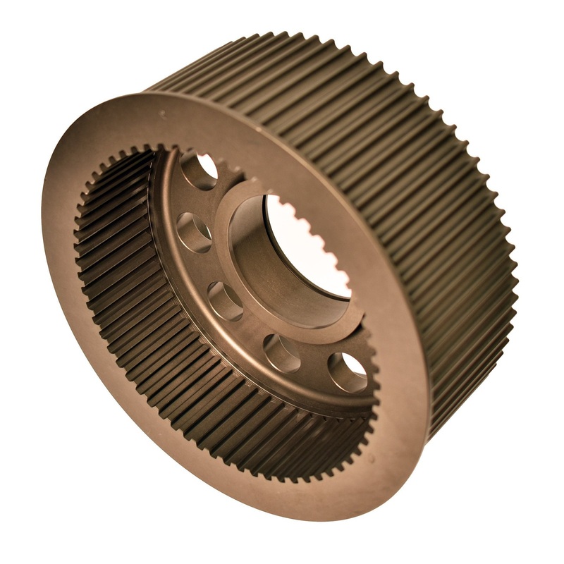 Pulley, Rear 3″ 8mm 76T w/Tapered Shaft