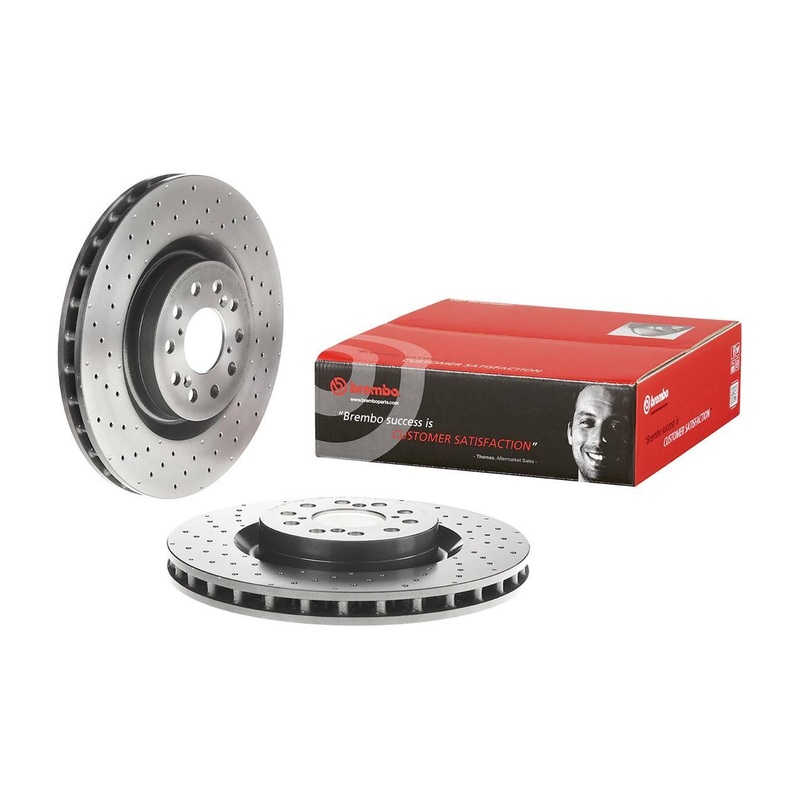 Brembo 17-19 Honda Civic Front Premium UV Coated OE Equivalent Rotor