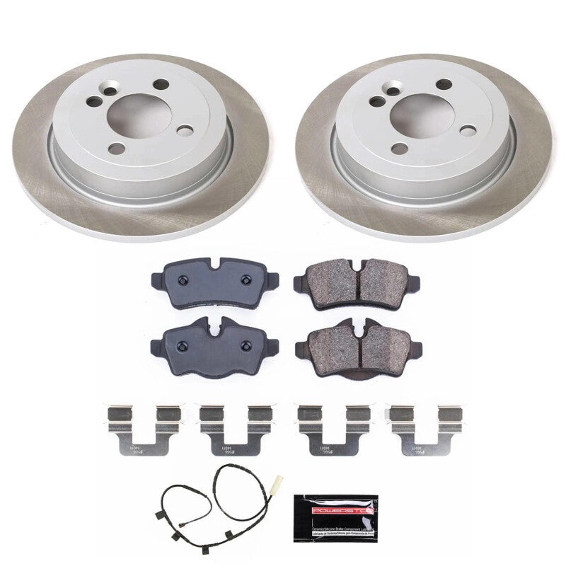 PowerStop Power Stop 2013 Mini Cooper Rear Semi-Coated Rotor Kit