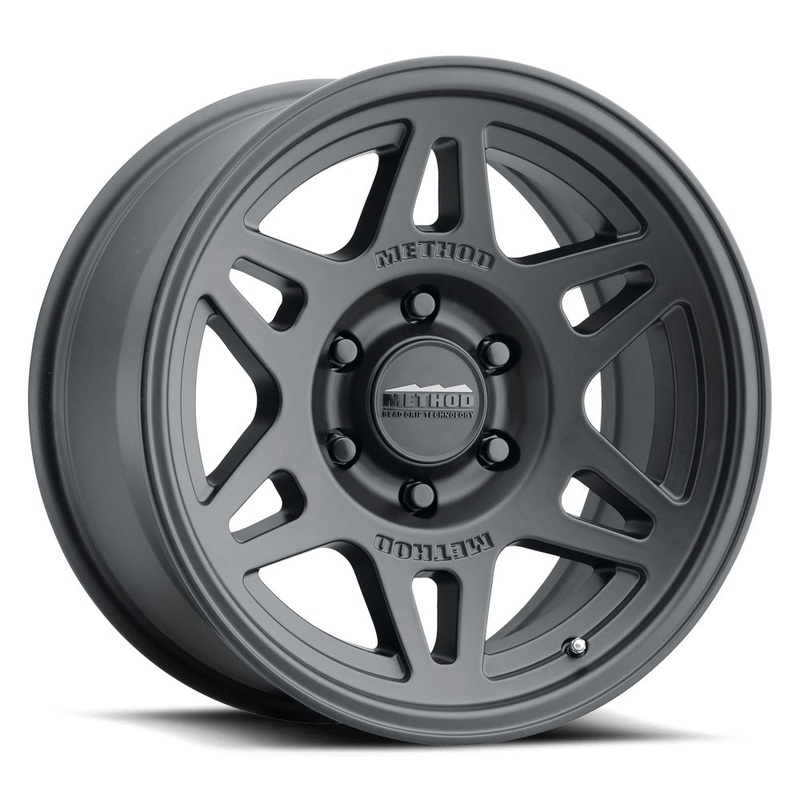 Method MR706 Bead Grip 17×8.5 0mm Offset 6×5.5 5.5mm Matte Black Wheel | MR70678560500