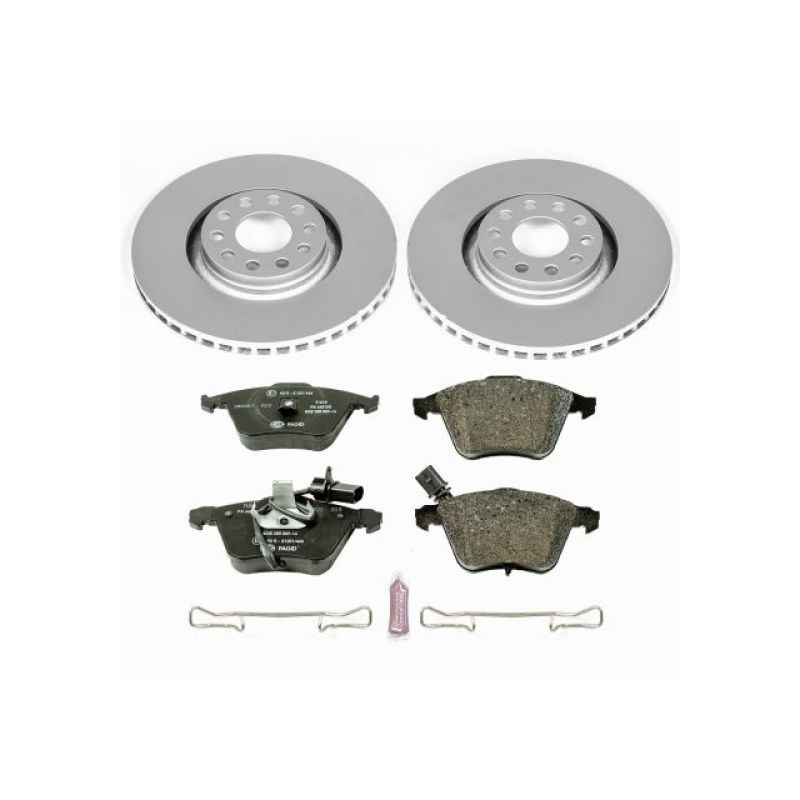 PowerStop Power Stop 02-04 Audi A6 Quattro Front Euro-Stop Brake Kit