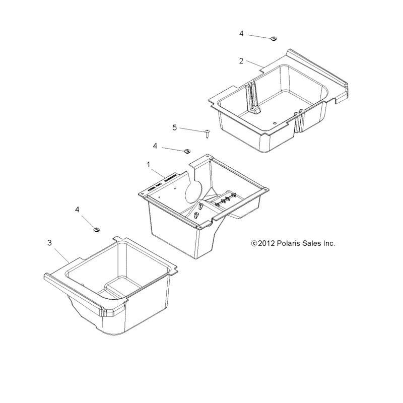 Storage Box, Right by Polaris