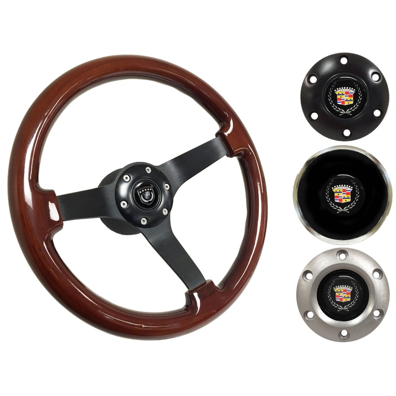 1969-89 Cadillac Steering Wheel Kit | Mahogany Wood |  ST3127