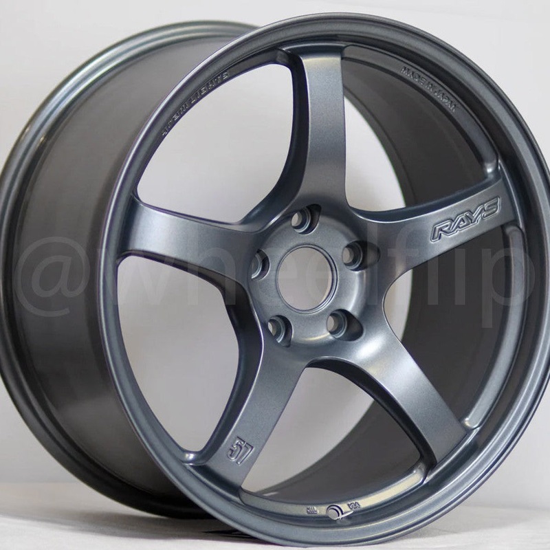 Gram Lights 57CR 18×9.5 +38 5×120 Gun Blue 2 (SET)