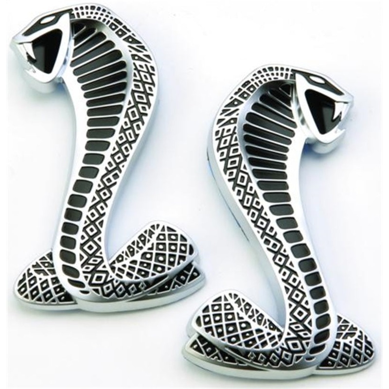 Ford Racing 2007-2009 Mustang SVT Cobra Snake Fender Emblems