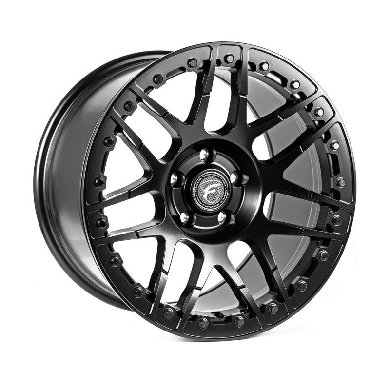 Forgestar F14 Beadlock 17×10 / 5×115 BP / ET06 / 5.75in BS Satin Black Wheel