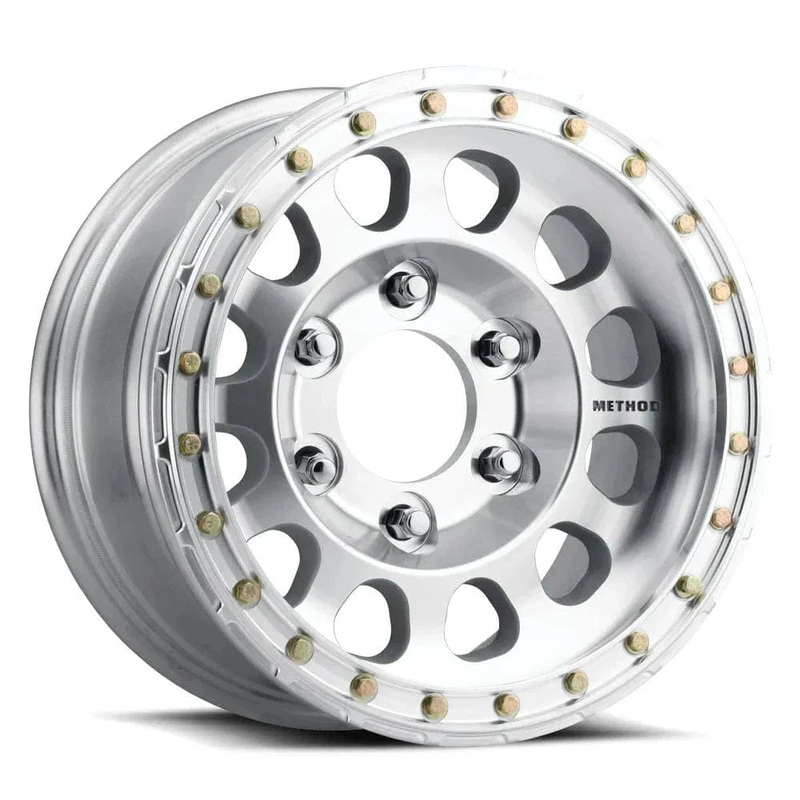 Method Race Wheels MR103 Beadlock 17″ 6×139.7 Raw Machined w/ Zinc Hardware Kit