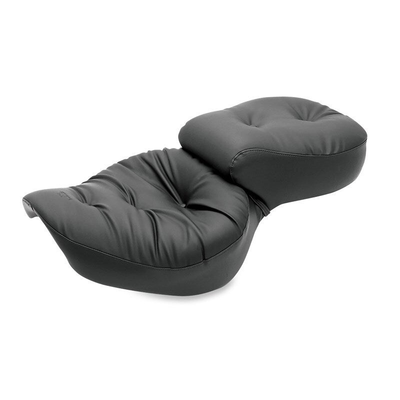 Mustang 06-17 Harley Dyna Wide Touring 1PC Seat Regal – Black