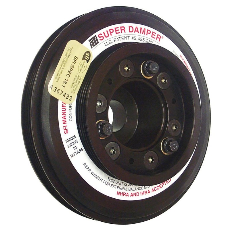 ATI Damper – 7.45in – Alum – (3) 4 Grv – Nissan RB26 R32 – 1000 HP – 2 Ring – 1Pc
