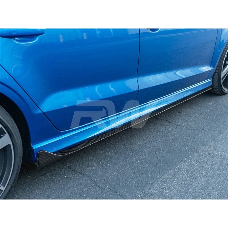 RW Carbon Carbon Fiber Side Skirt Extensions – Audi / 8V / A3 / S3 / RS3