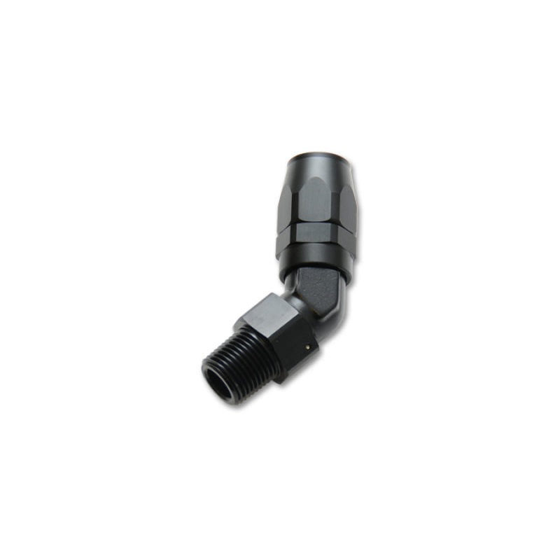 Vibrant -8AN Male NPT 45Degree Hose End Fitting – 1/2 NPT