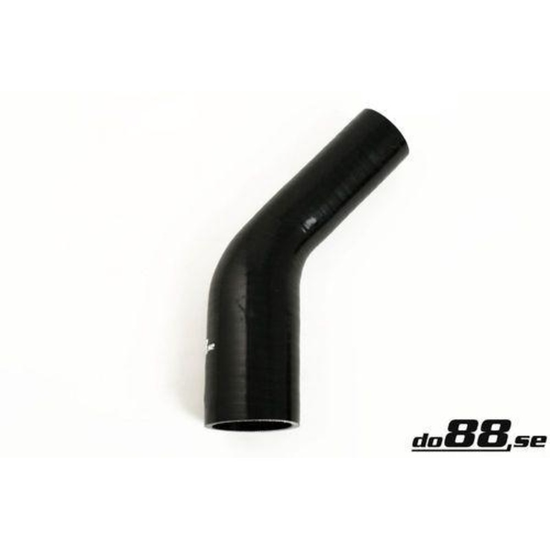 Silicone Hose Black 45 degree 1,5 – 1,75” (38-45mm)