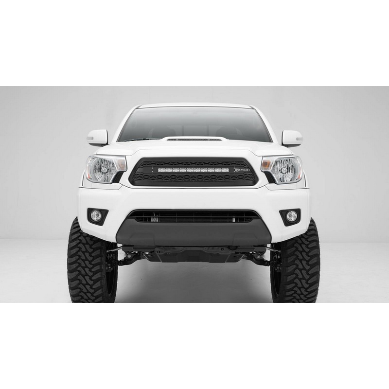 T-Rex ZROADZ Series 2012-2015 Toyota Tacoma LED Lighted Grille w/ One 20 Inch Slim single row Main Insert (Black)