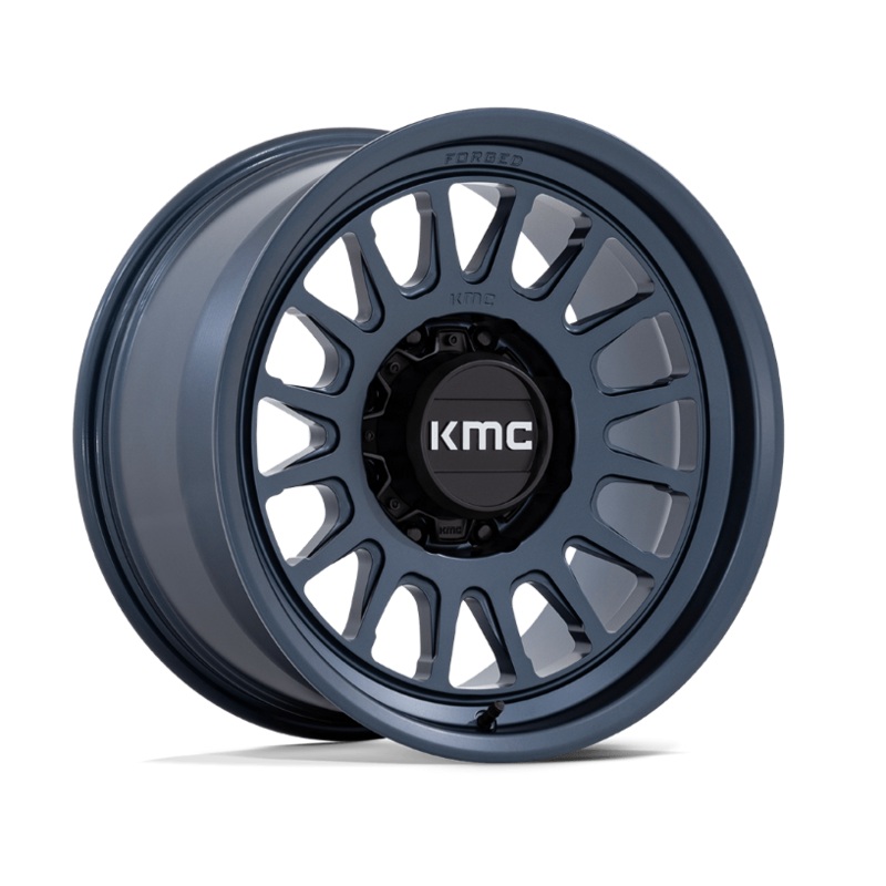 18×9.0 KMC Impact Forged Monoblock KM447 Metallic Blue