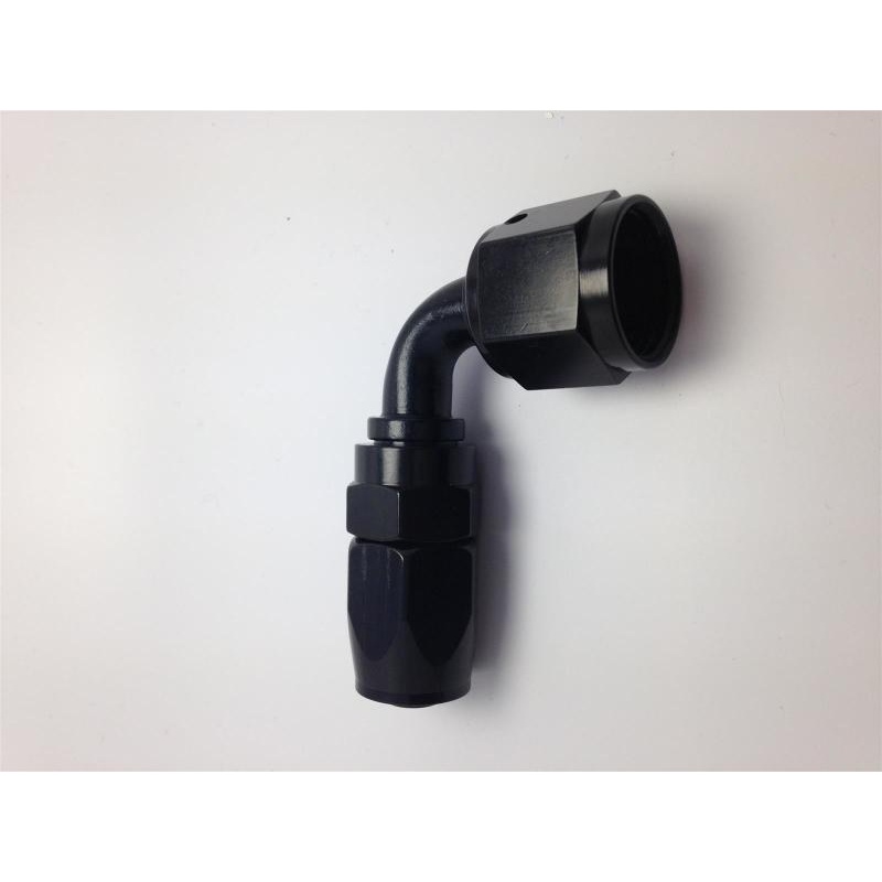 Fragola -12AN Fem x -16AN Hose 90 Degree Expanding Hose End – Black