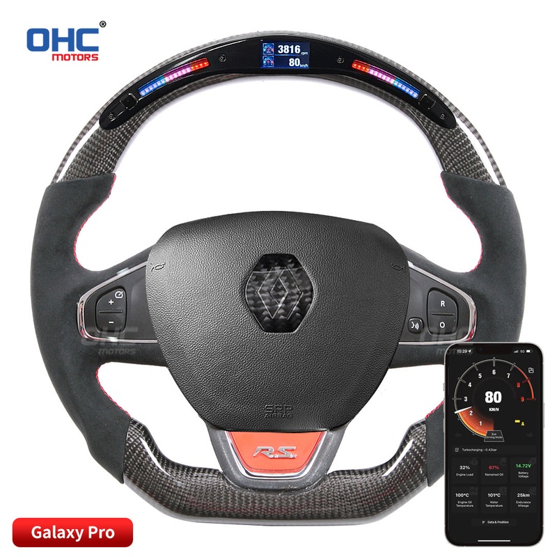 OHC Motors Led Light Up Steering Wheel for Renault Clio 4 Kaptur
