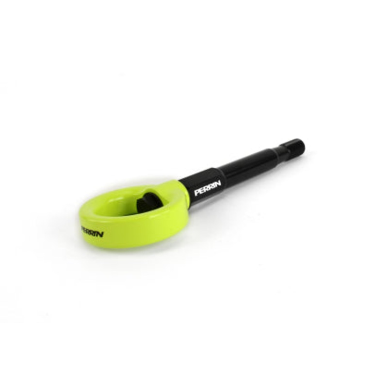 Perrin 14-19 Subaru Forester/Ascent Tow Hook Kit (Rear) – Neon Yellow