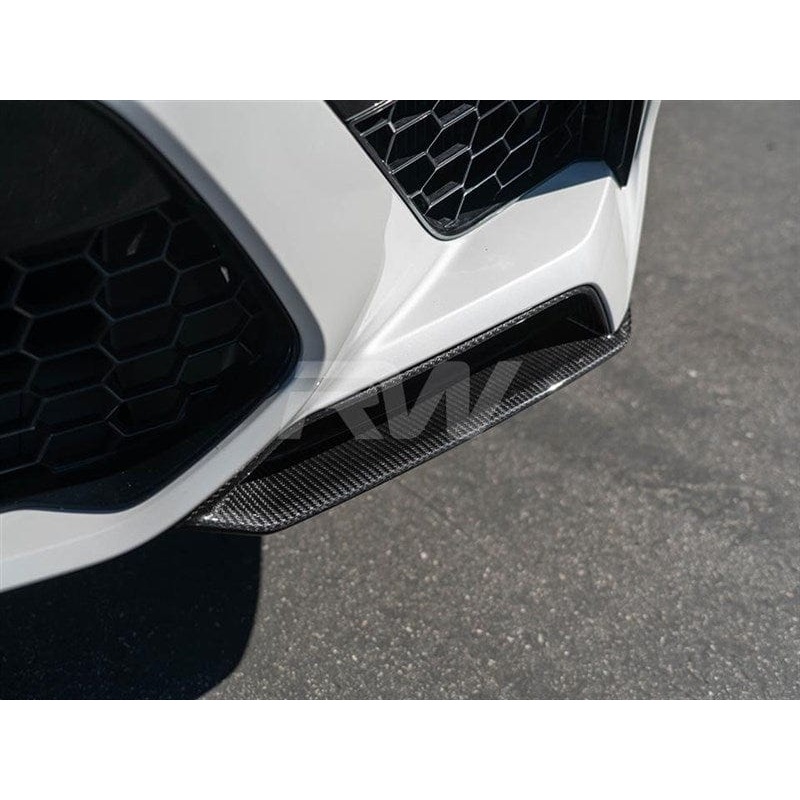 RW Carbon Carbon Fiber Front Splitters – BMW / F95 / X5M