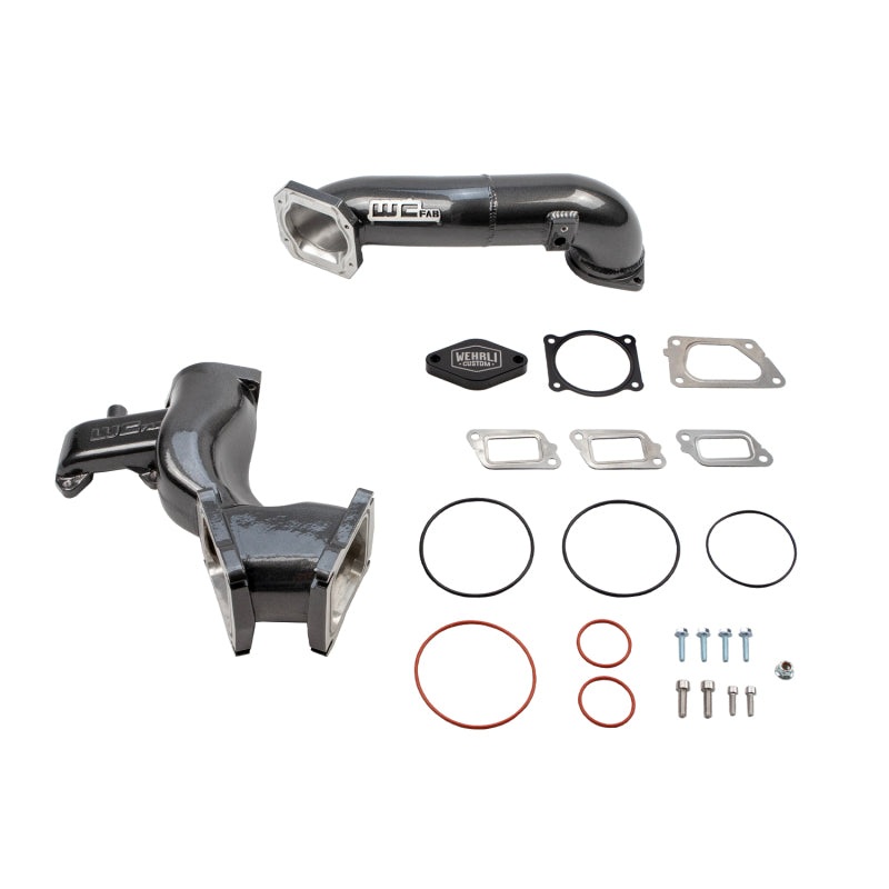 Wehrli 11-16 Chevrolet 6.6L LML Duramax High Flow Y-Bridge Kit – Bengal Grey