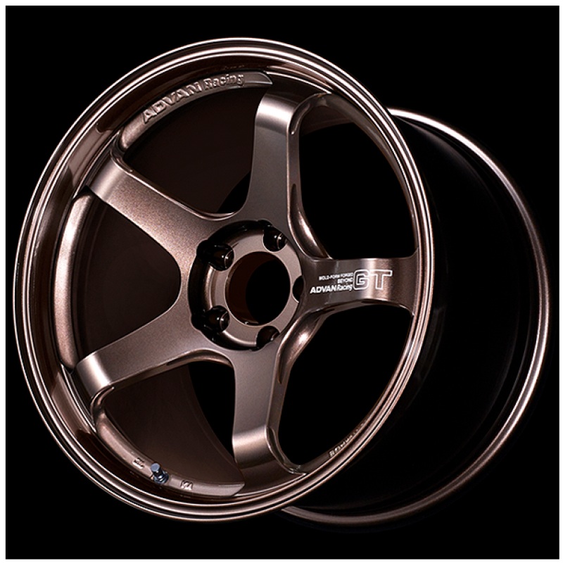 Advan GT Beyond 18×9.5 / +22 Offset / 5-120 / 72.5mm Bore Racing Titanium Black Wheel
