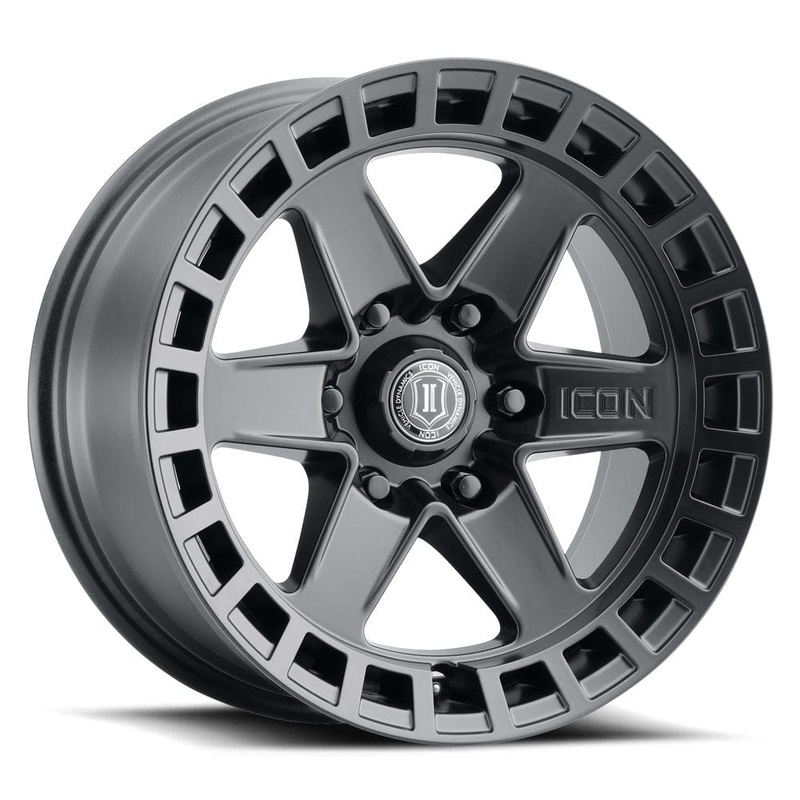ICON Alloys Raider 17″ 6×135 Satin Black