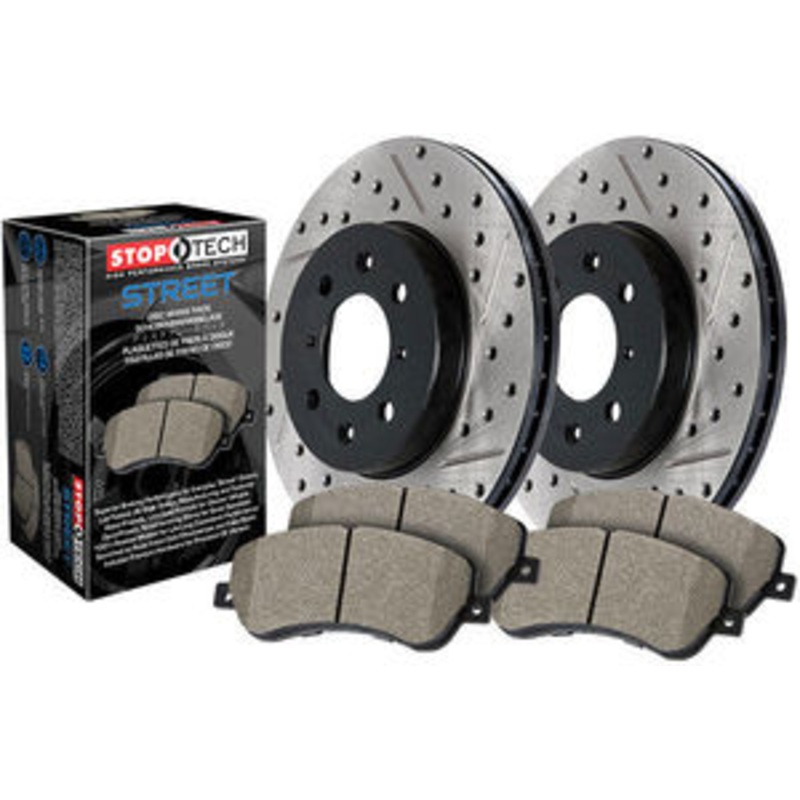 StopTech 08-10 BMW 335 XDrive/335xi Four Wheel Drilled Sport Brake Kit