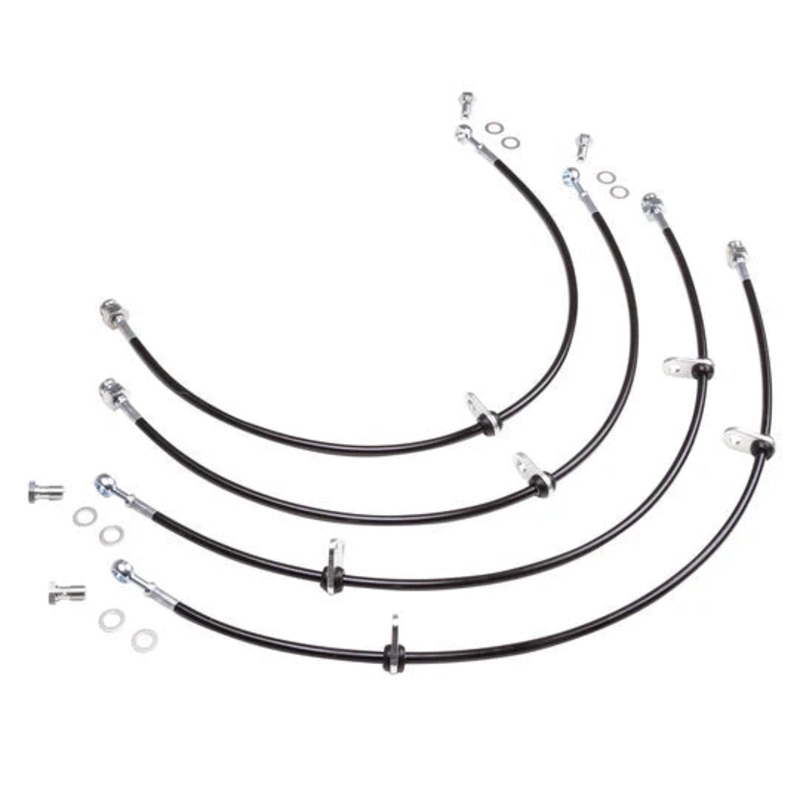 Chase Bays Caliper Brake Lines | 1988 – 2000 Honda Civic / CRX & 1990 – 2001 Acura Integra w/ Rear Disc (CB-H-FW)