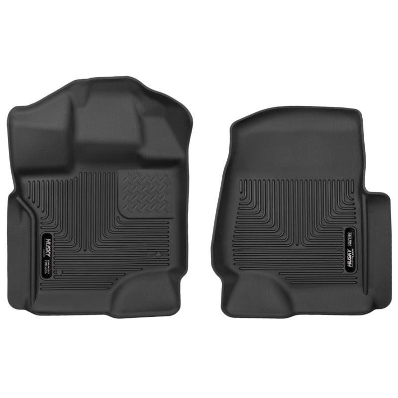 Husky Liners 15-23 Ford F-150 S.Crew/S.Cab X-Act Contour Black Front Seat Floor Liners