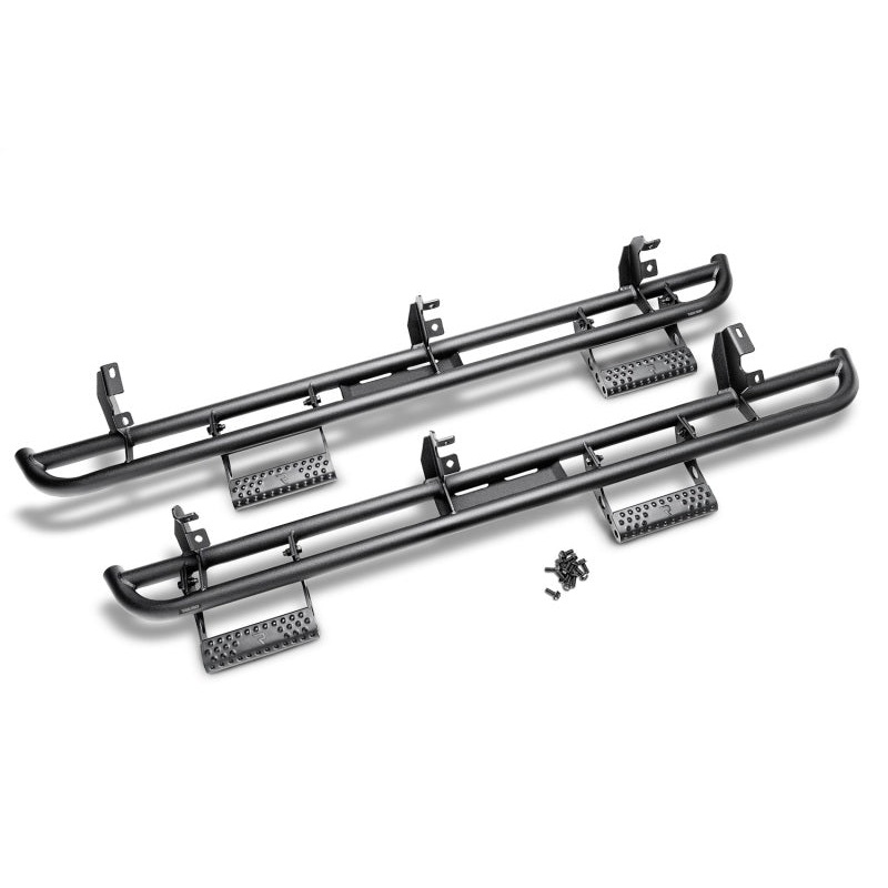 N-Fab RKR Step System 10-17 Toyota 4 Runner (Trail Edition) SUV 4 Door – Tex. Black – 1.75in