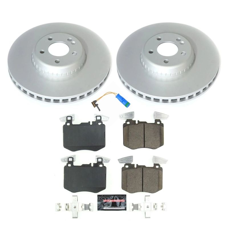 PowerStop Power Stop 2019 Mercedes-Benz GLC300 Front Z17 Evolution Geomet Coated Brake Kit