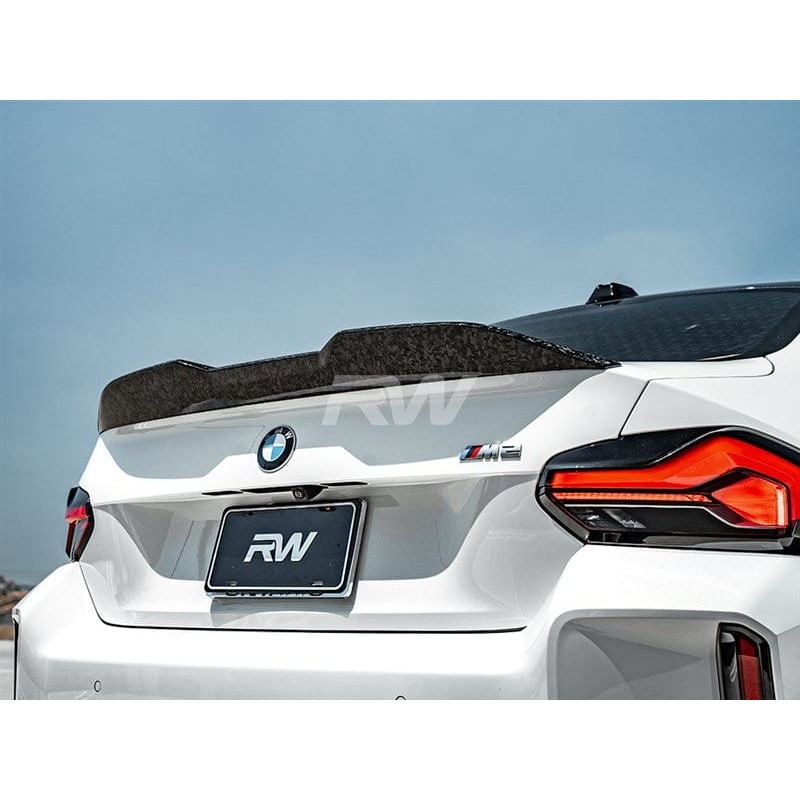 RW Carbon Forged Carbon Perf Style Trunk Spoiler – BMW / G87 / M2 / G42