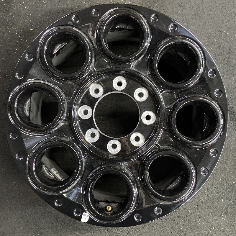 20″ FORD F250SD PICKUP 23-24 20×8 8 spoke solid spoke black circle spoke Original OEM Wheel Rim