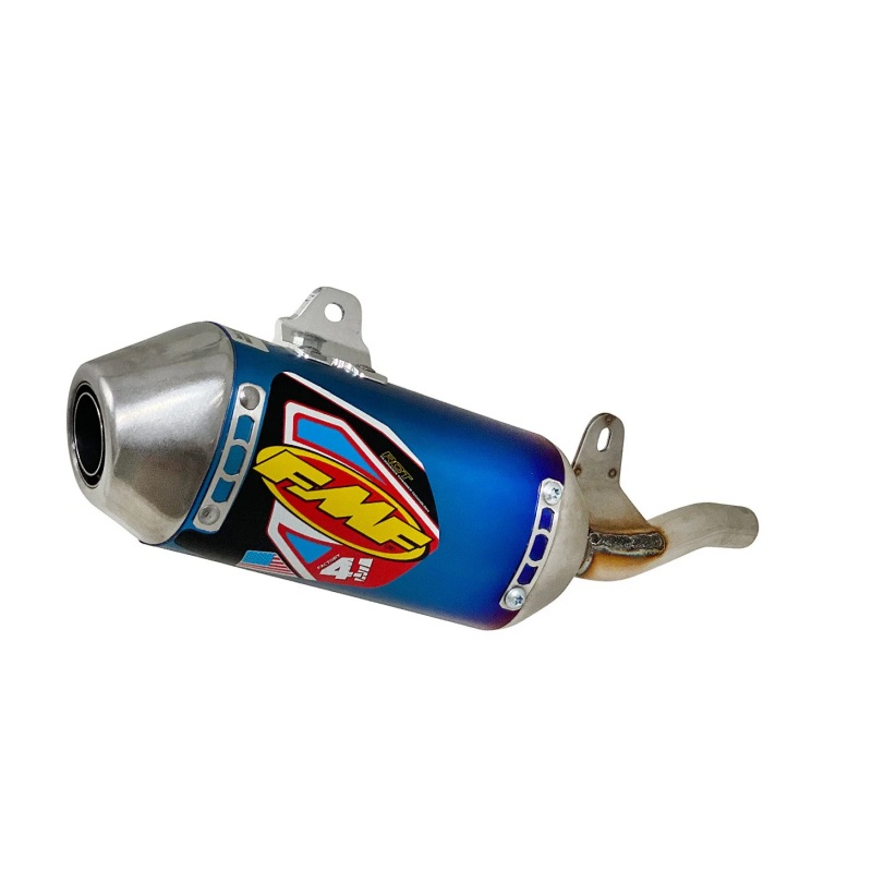 FMF Racing Honda CRF110F 19-24 SS Anodized Titanium Mini Moto Fact 4.1 Slip-On Muffler