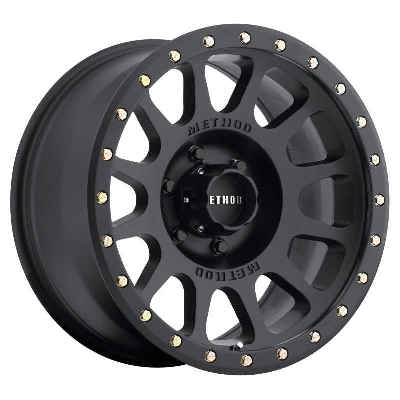 Method MR305 NV 17×8.5 0mm Offset 6×135 94mm CB Matte Black Wheel