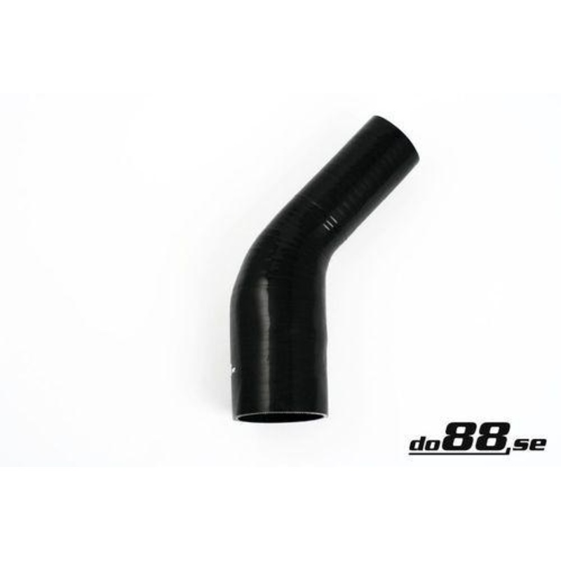 Silicone Hose Black 45 degree 2,375 – 2,5” (60 – 63mm)