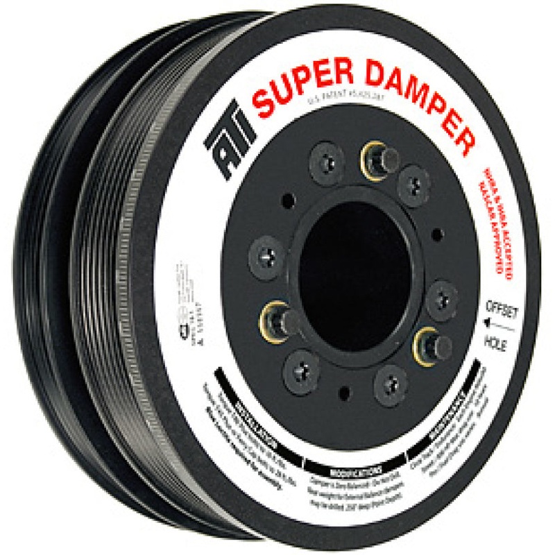 ATI Damper – 7.48in – Alum LW – 6/4 Grv – LS1-2-3-6 & L76 – 97-13 – Y Body & SS & G8 – 3 Ring
