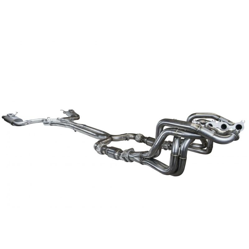 Kooks 2015+ Ford Mustang GT350 5.2L Complete Competition Exhaust (Headers/Catted X-Pipe/Axle Back)