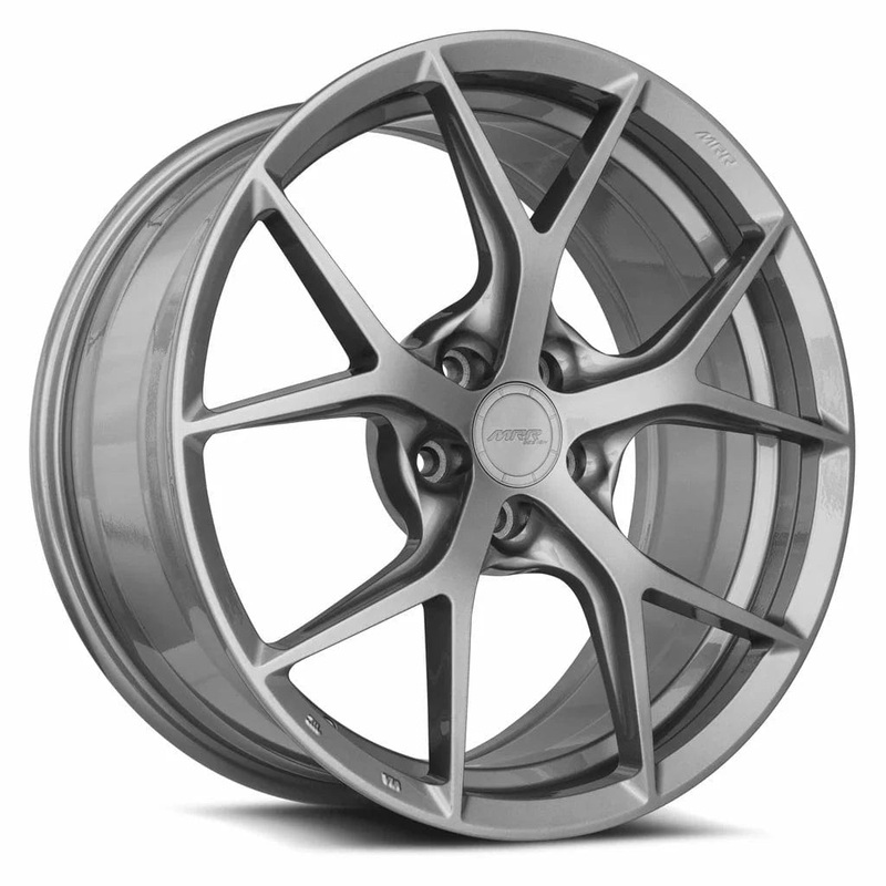 MRR FS6 19″ 5×100 up to 5×120.7 Gloss Gun Metal (Custom Drilled)