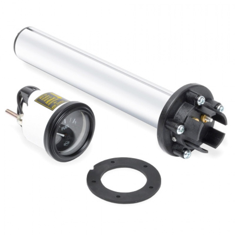 Nuke Performance 9″ Fuel Level Sending Unit 0-90 Ohms with Fuel Gauge