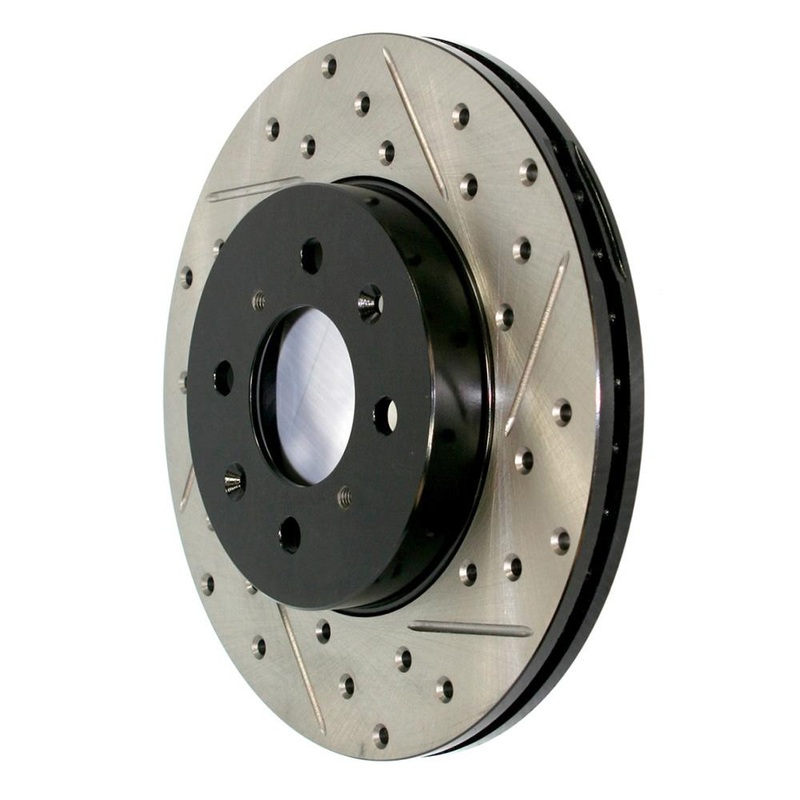 Stoptech Sport Slotted & Drilled Front Rotor | 2016-2023 Honda Civic non-Si/Type-R (127.40036L/R)