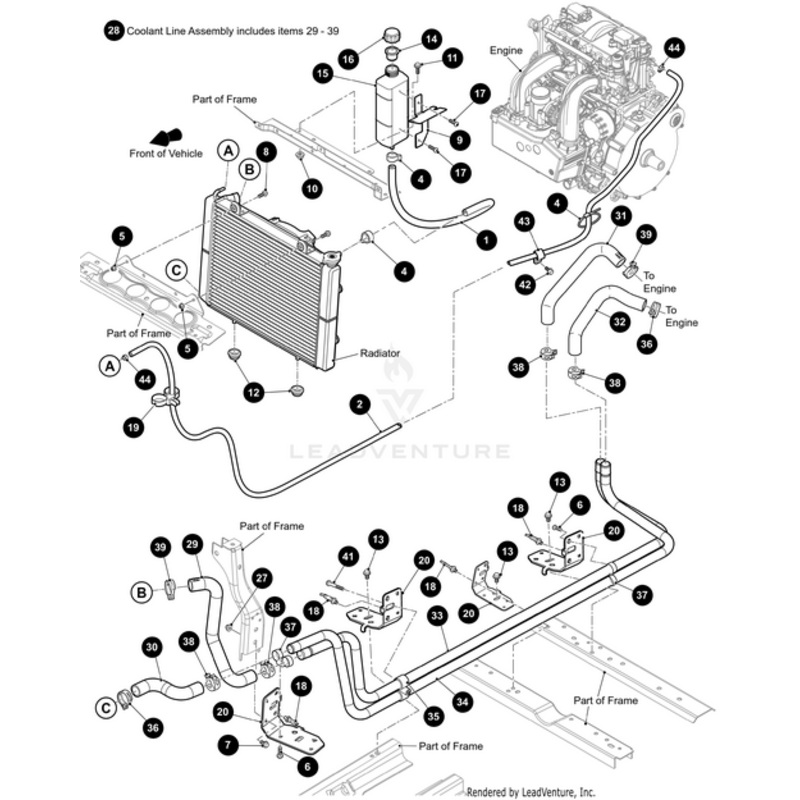 Hard Coolant Line (Radiator Out) by Arctic Cat
