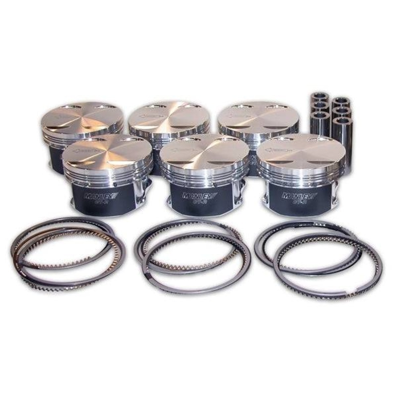 Manley Platinum Series Forged Pistons Nissan GTR VR38DETT 99.5mm +4.0mm -2 cc 9.9:1