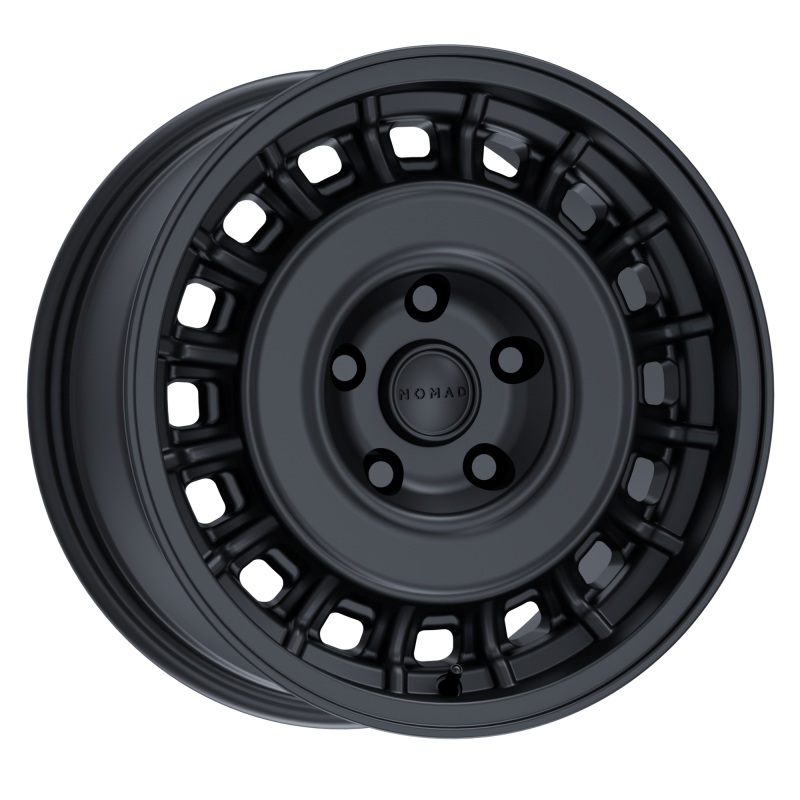 Nomad N502SB Arvo 15x7in / 5×114.3 BP / 15mm Offset / 72.62mm Bore – Satin Black Wheel