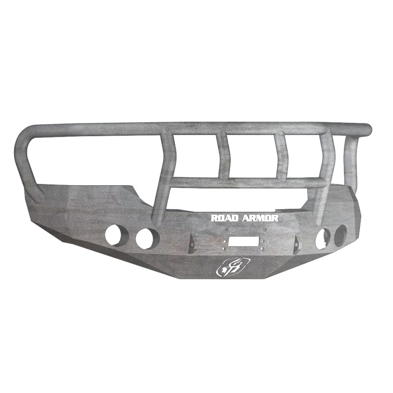 Road Armor 08-10 GMC 2500 Stealth Front Winch Bumper w/Titan II Guard – Raw