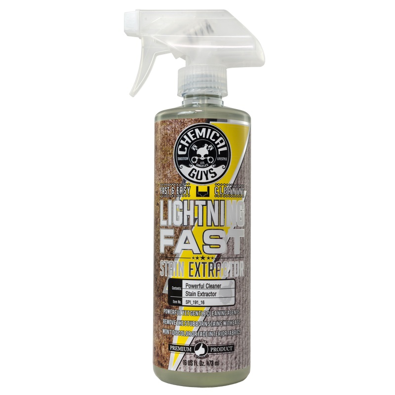 Chemical Guys Lightning Fast Carpet & Upholstery Stain Extractor – 16oz