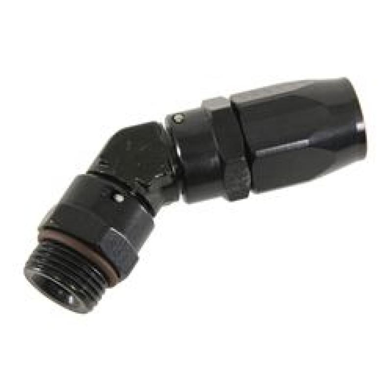 Fragola -10AN x 45 Degree x 3/4-16 (8) Hose End – Black