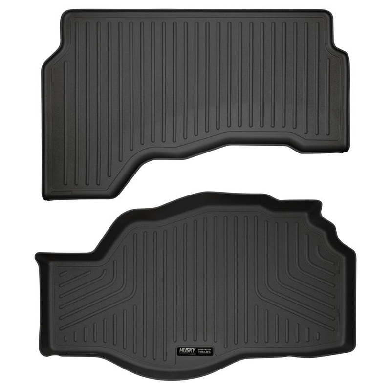 Husky Liners 2013-2016 Ford Fusion S Hybrid /SE Hybrid WeatherBeater Black Trunk Liner