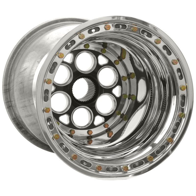 Weld Magnum Sprint 15×15 / 42-Spline / 6in. BS Black Wheel – Beadlock / No Cover
