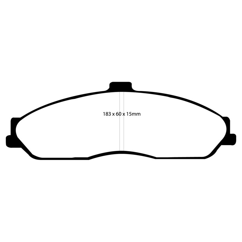 EBC 03-04 Cadillac XLR 4.6 Bluestuff Front Brake Pads