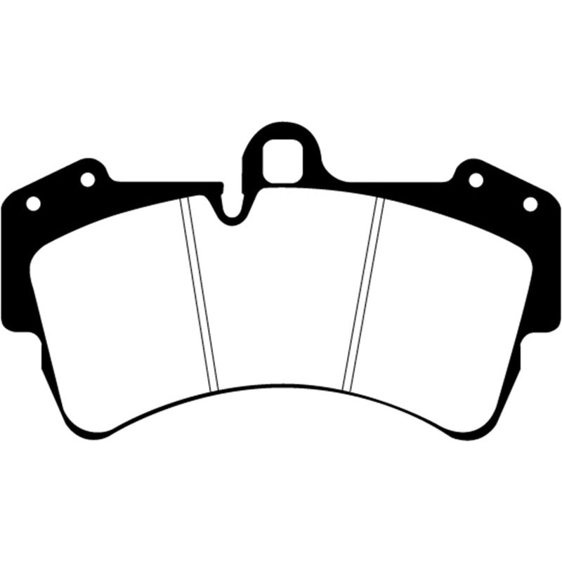 EBC 11-15 Audi Q7 3.0 Supercharged Yellowstuff Front Brake Pads